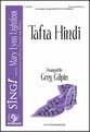 Tafta Hindi Three-Part Mixed choral sheet music cover